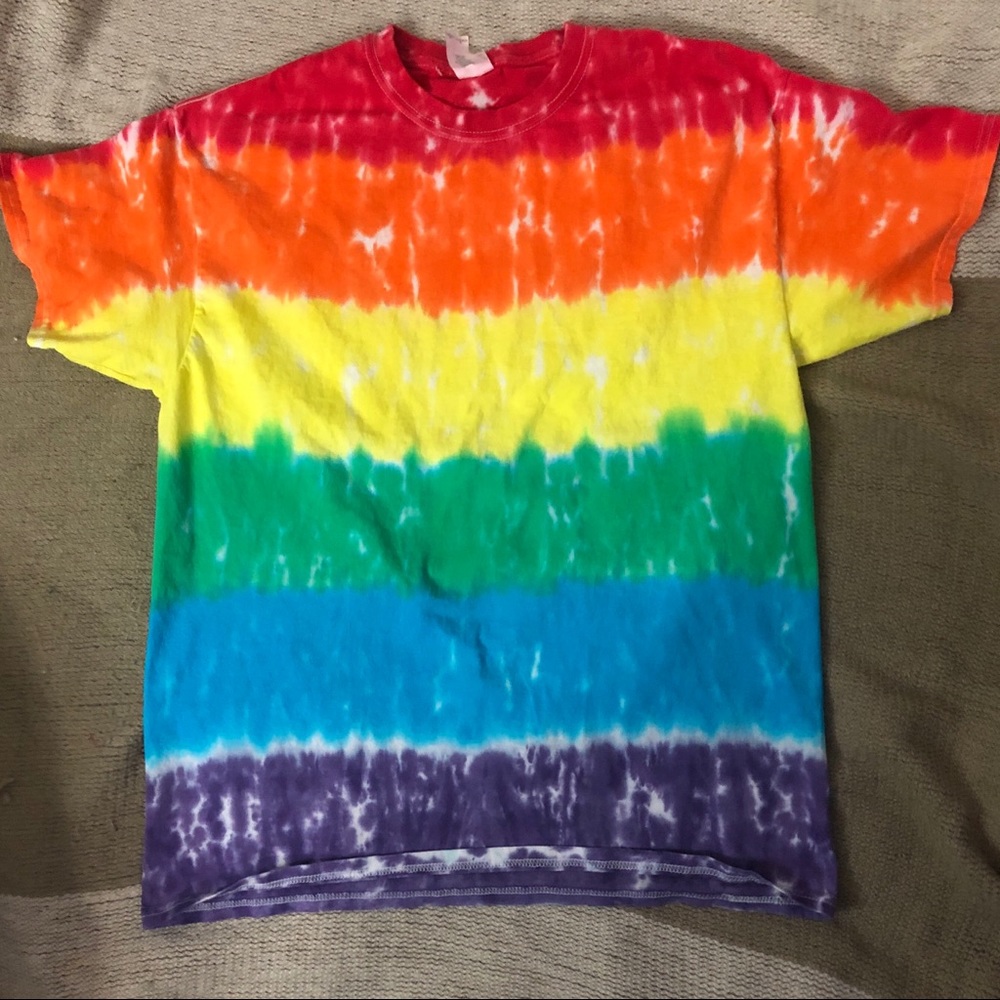 Custom Tie Dye Tshirt Unisex  Large